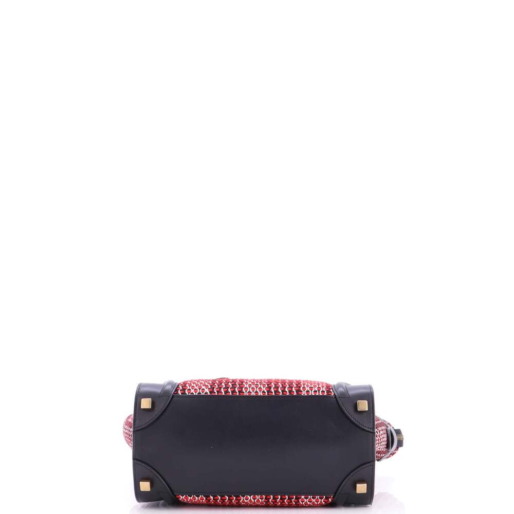 Celine Luggage Bag Tweed Micro #220357C11B - Picture 4 of 8